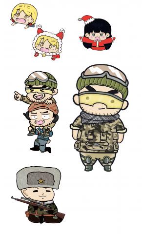 Pinky Lin 平面/繪圖/插圖/貼圖 設計接案 - 【手繪Q版人偶】
適合用於網頁圖素、粉絲專頁貼文、以不同比例進行繪製也可呈現於 Line 貼圖。
依據客戶需求進行繪製，打造專屬Q版人偶。