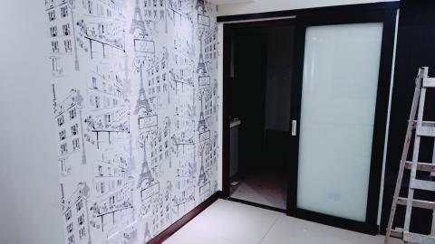 DS空間規劃施工 - 日本進口壁紙法國風