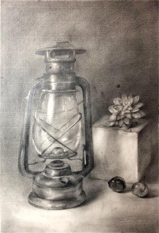 郎以文 - 素描靜物練習