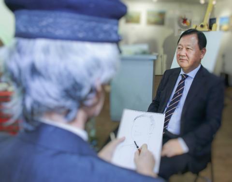 Johnson(強生)多媒體工作室 - 資深藝術家即興手繪 Johnson(強生)多媒體工作室 - 資深藝術家即興手繪