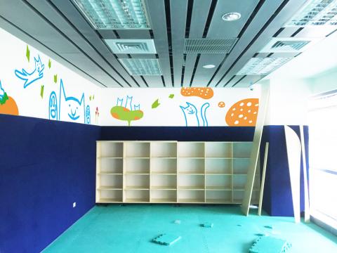 你好影像設計 - 內湖國民運動中心-兒童閱覽室
壁貼設計