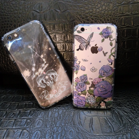 臻愛包膜 - 左邊是牡羊座
又邊是花蝴蝶
都是彩繪立體包膜哦