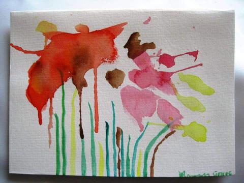 賴英倫 (珮瑩 Aining Art Studio) - 工作室作品-水彩插畫卡片