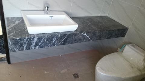 盈方企業有限公司 - 大理石檯面 無浴櫃上裝式臉盆