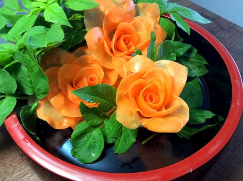 啡俐茲烘焙坊 - 中式料理蔬果雕花盤飾