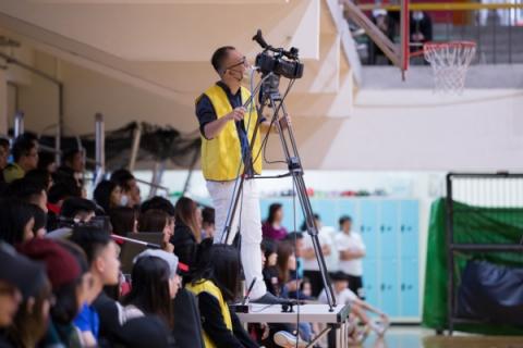 江杰駿 - 106學年度富幫人壽UBA大專籃球聯賽 世新大學vs實踐大學網路直播拍攝