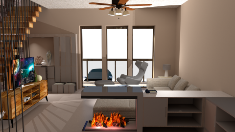 ANN - 3D繪圖客廳