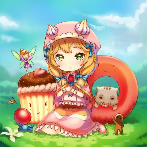 毛柏森(Bensen) - 日系風商業插圖，從人物、動物、物品、場景繪製