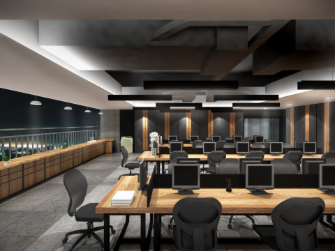 是太設計Stereo Type Design - 大陸天宁时代广場辦公空間設計案
效果圖