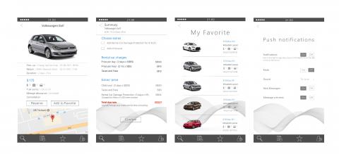 陳郁涵 - 手機APP UI 排版設計(不套程式語言)