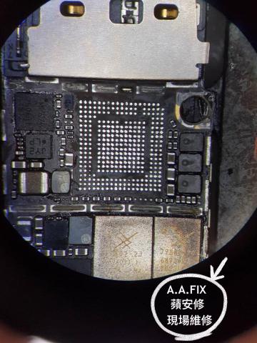 蘋安修手機現場維修 - iphone6收不到訊號,主板現場維修