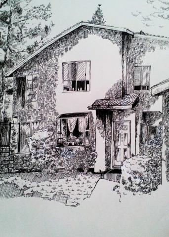 YC.L - 線筆素描插圖