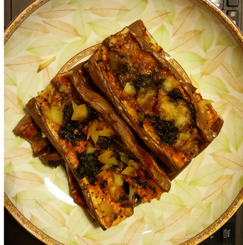 雨咚奇異科技有限公司  - 即興料理:蒜蓉起司羅勒烤茄子