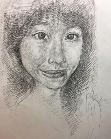 Agi Chiu - 人像素描