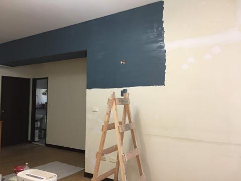 利昇油漆工程 - 牆面跳色