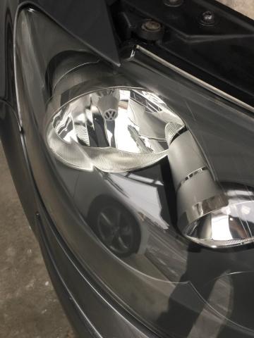 大燈快潔 - 施作後
車種:福斯 GOLF PIUS 
左車燈 
狀況:霧化