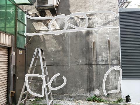 曹龍翔 - 外牆滲漏 施工前診斷 破漏處