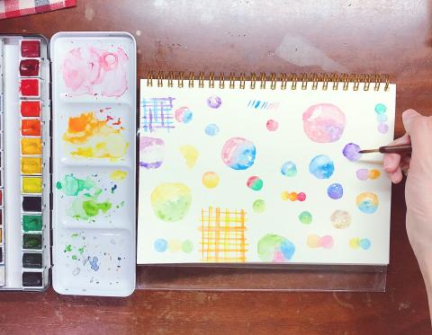 林筱婷 - 手繪-水彩插畫