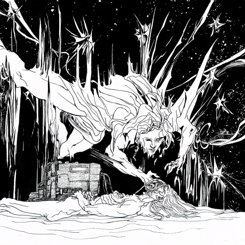 鄧觀 - 黑白插畫