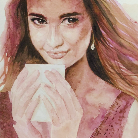 曹麗玲 - 商業時尚水彩人物插畫