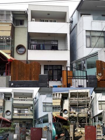 柚綠室內裝修設計 - （苗栗）外觀施工前中後