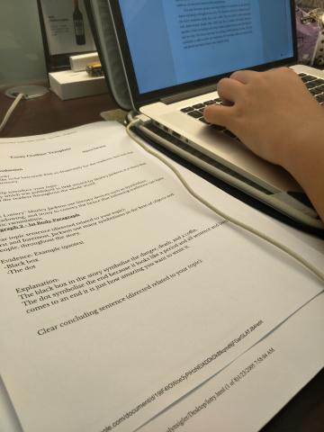 楊傑茗 - 1000字的語文分析指導
