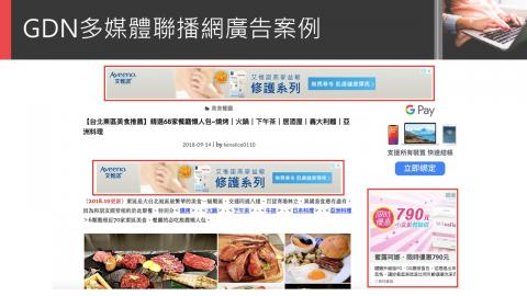 外瑞數位行銷有限公司 - GDN多媒體聯播網廣告案例