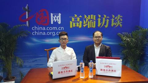 品牌整合行銷 - 白煜昌 - 接受福建中國網專訪