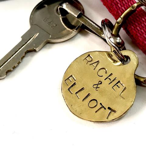 Elliott - 黃銅鑰匙圈