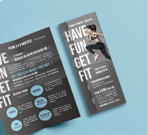 jia studio - 運動團課宣傳dm設計