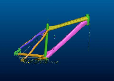 蔡先生 - 自行車架3D圖