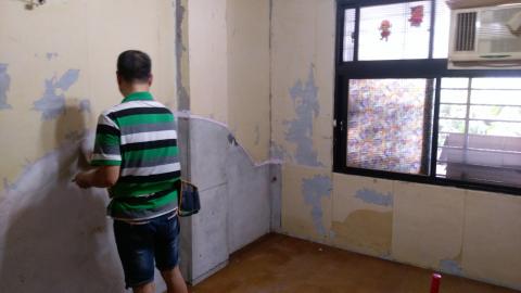 晶品窗簾新莊店 - 台北市塔城街王公館地址工程施工前