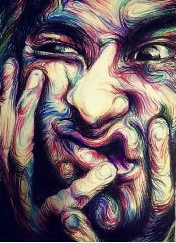 張朕淇 - 臨摹色鉛筆