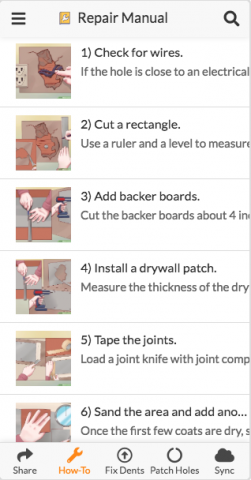 言青 - 作品參考：澳洲維修公司，維修SOP操作APP
支援圖片及現場施作拍照記錄功能