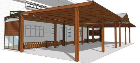 王佩琦 - 建築外觀及木作建模