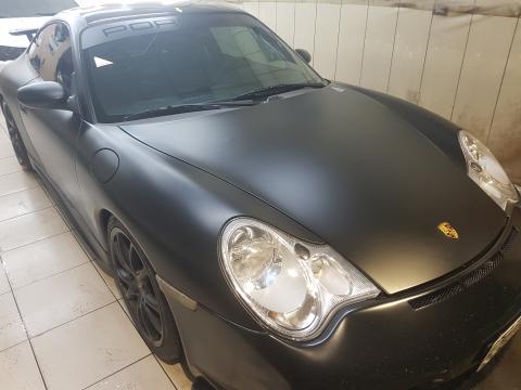 汽車美容工访 - 全車包膜~消光黑