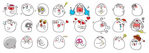 陳思瑀 - 靜態貼圖:雞蛋仔~初次見面!
LINE STORE網址https://store.line.me/stickershop/product/1511902