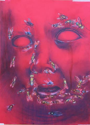 IVY鄧 - 高中色鉛筆粉彩創作