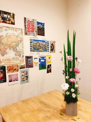 藝臻美學 - 花藝教學-長型小盆栽