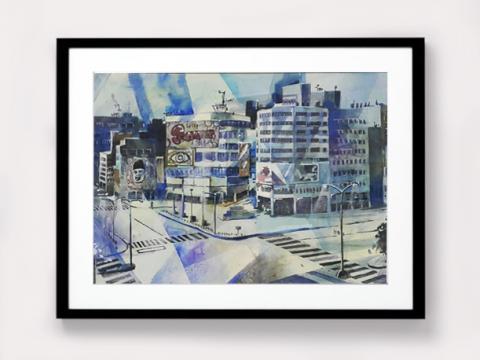 SYUAN  - 全國學生美術獎，水彩入圍作品。