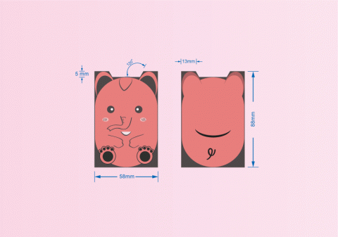 Font Design - 吉祥物與卡套