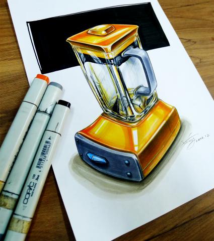 精點線設計工作室 - 設計手繪圖稿作品