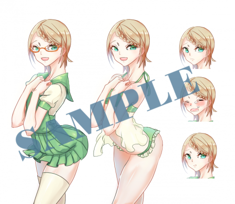 許小MO - 立繪/表情變化+服裝變化