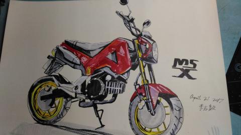 鯙 - 麥克筆  白廣告顏料