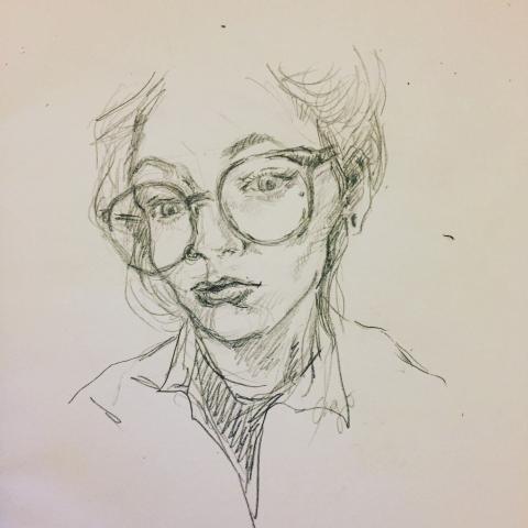 Agi Chiu - 簡易人像素描