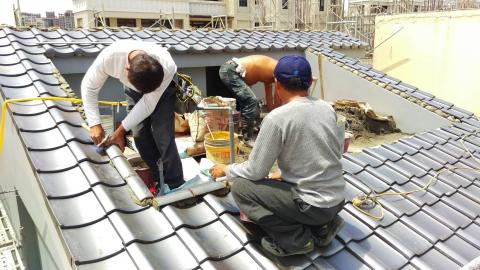 麗家建築工程 - 文化瓦施作