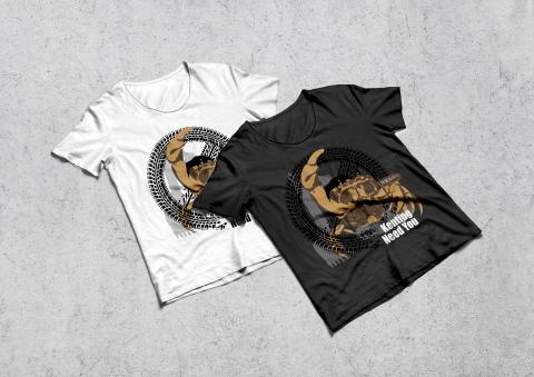 這地 Akamu - 圖像設計 / 應用於T-shirt