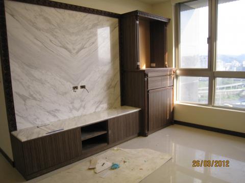 達中エ程有限公司 - 客廳電視牆面施作