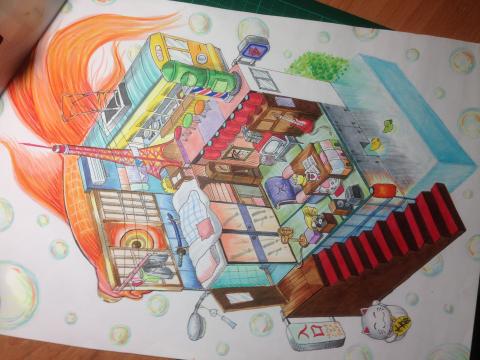 張朕淇 - 麥克筆作品