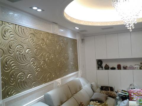 達中エ程有限公司 - 沙發後牆面施作